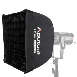 Aputure LS 60X 2台セット ソフトボックス付き Aputure LS 60x 60W Bi-Color Adjustable Focusing LED Light 2